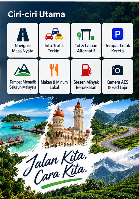 Ciri-ciri utama DENAI dan tempat menarik seluruh Malaysia: Jalan Kita, Cara Kita